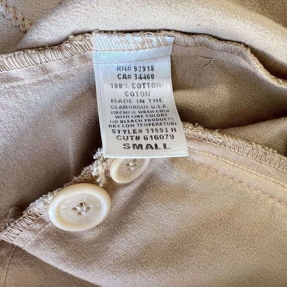 Juicy Couture Vintage Blazer Small Y2K Beige Lace Trim Heart Coquette USA Made - Picture 11 of 13